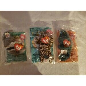 Ty Teenie Beanie McDonalds from 1999  Freckles, Antsy, and Iggy tush tags 1993